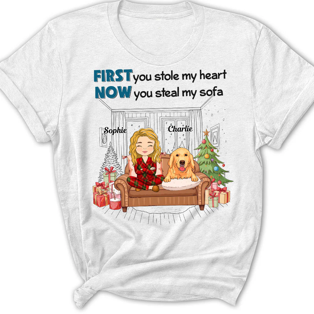 Stealing My Sofa - Personalized Custom Women T-shirt