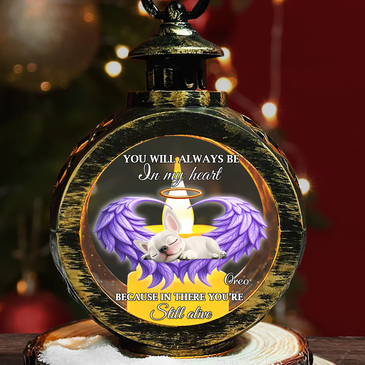 Still Alive - Personalized Custom Christmas Lantern - Image 7