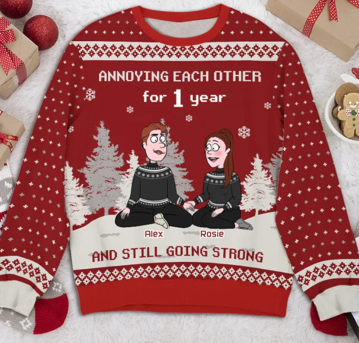 Still Going Strong 2 - Personalized Custom All-Over-Print Sweatshirt - Image 2