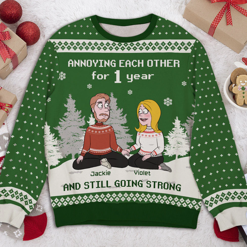 Still Going Strong 2 - Personalized Custom All-Over-Print Sweatshirt - Image 3