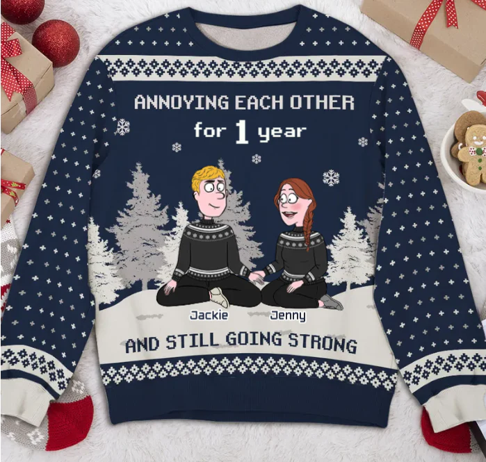 Still Going Strong 2 - Personalized Custom All-Over-Print Sweatshirt - Image 4