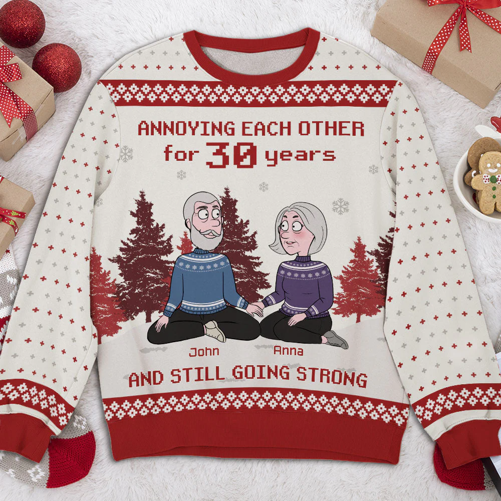 Still Going Strong - Personalized Custom All-Over-Print Sweatshirt - Image 3