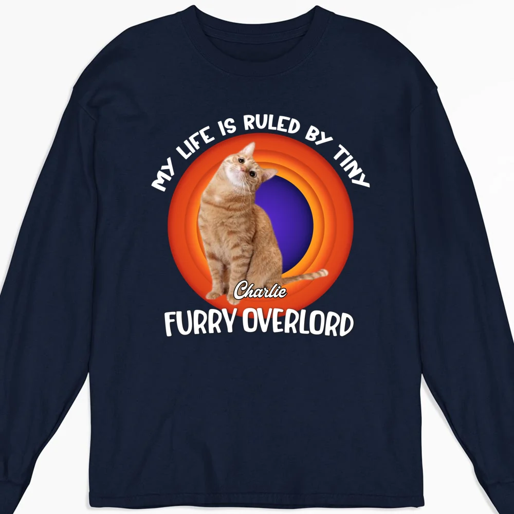 Storycat Rules Human Photo - Personalized Custom Long Sleeve T-Shirt - Image 6