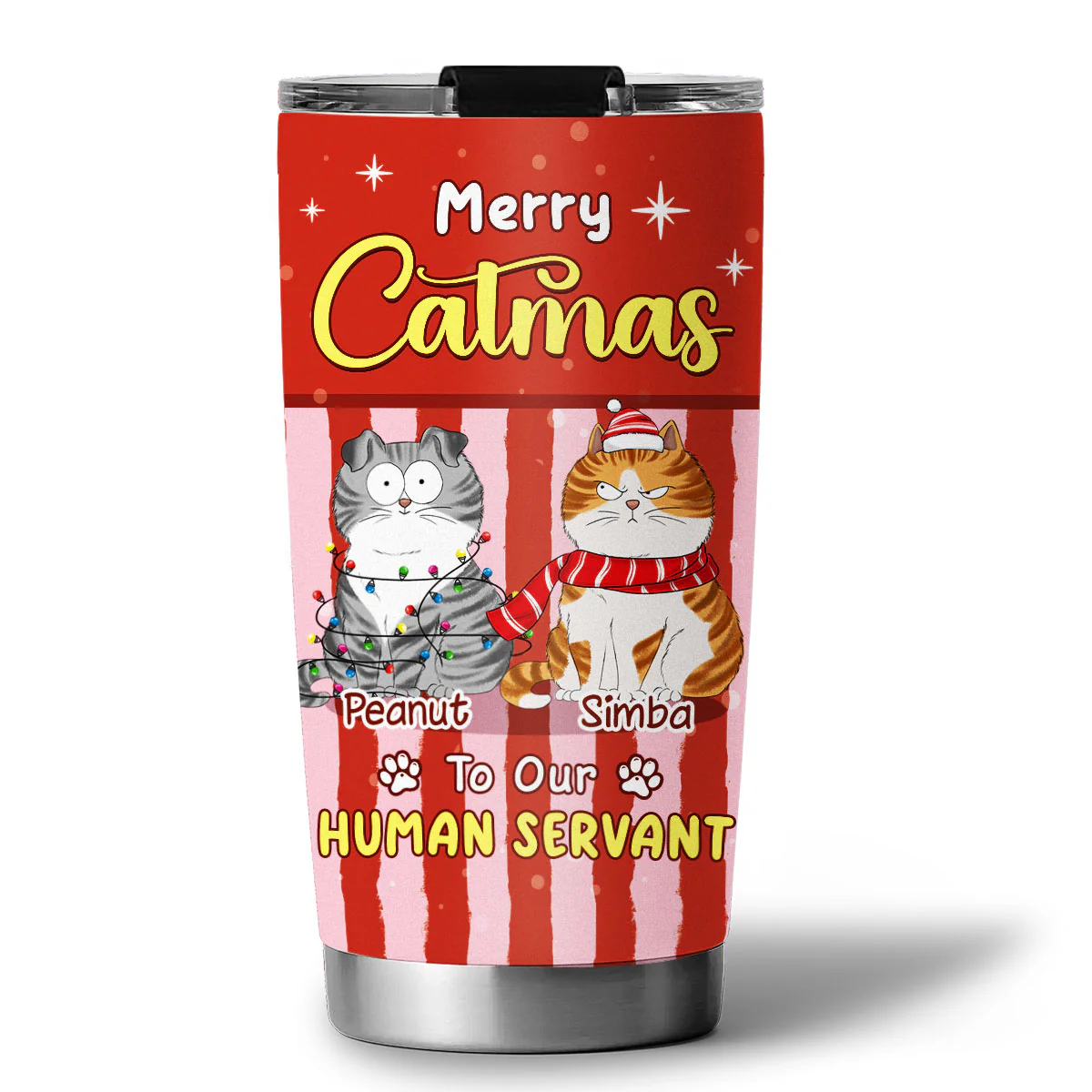 Stuck Up On The Chimney - Personalized Custom Tumbler