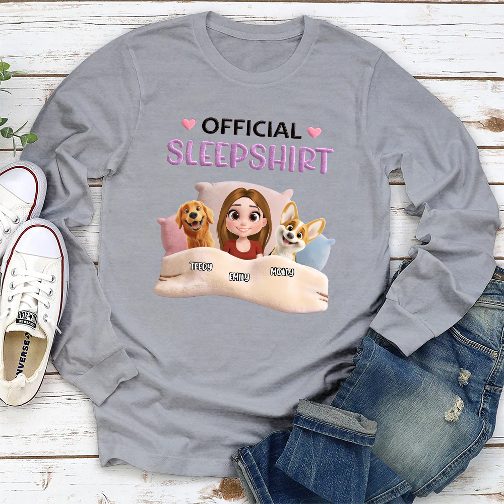 Stuffy Sleepshirt - Personalized Custom Long Sleeve T-Shirt - Image 2