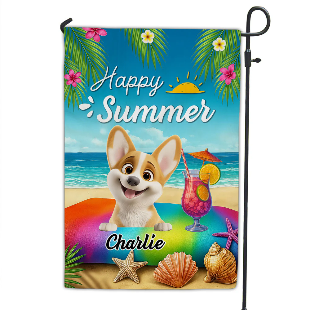 Summer - Personalized Custom Flag