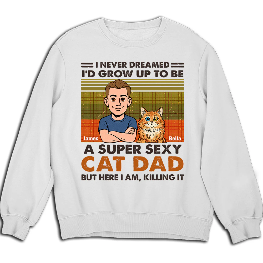 Super Sexy Cat Parent - Personalized Custom Sweatshirt