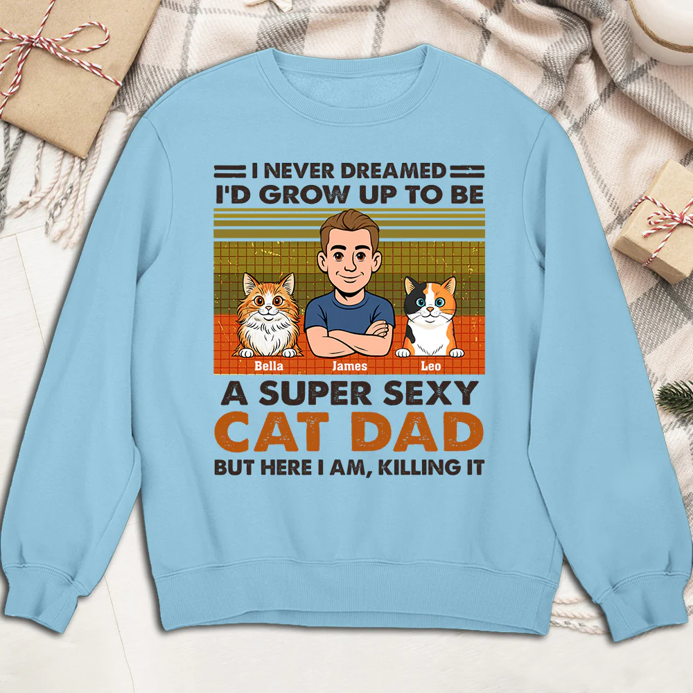 Super Sexy Cat Parent - Personalized Custom Sweatshirt - Image 2