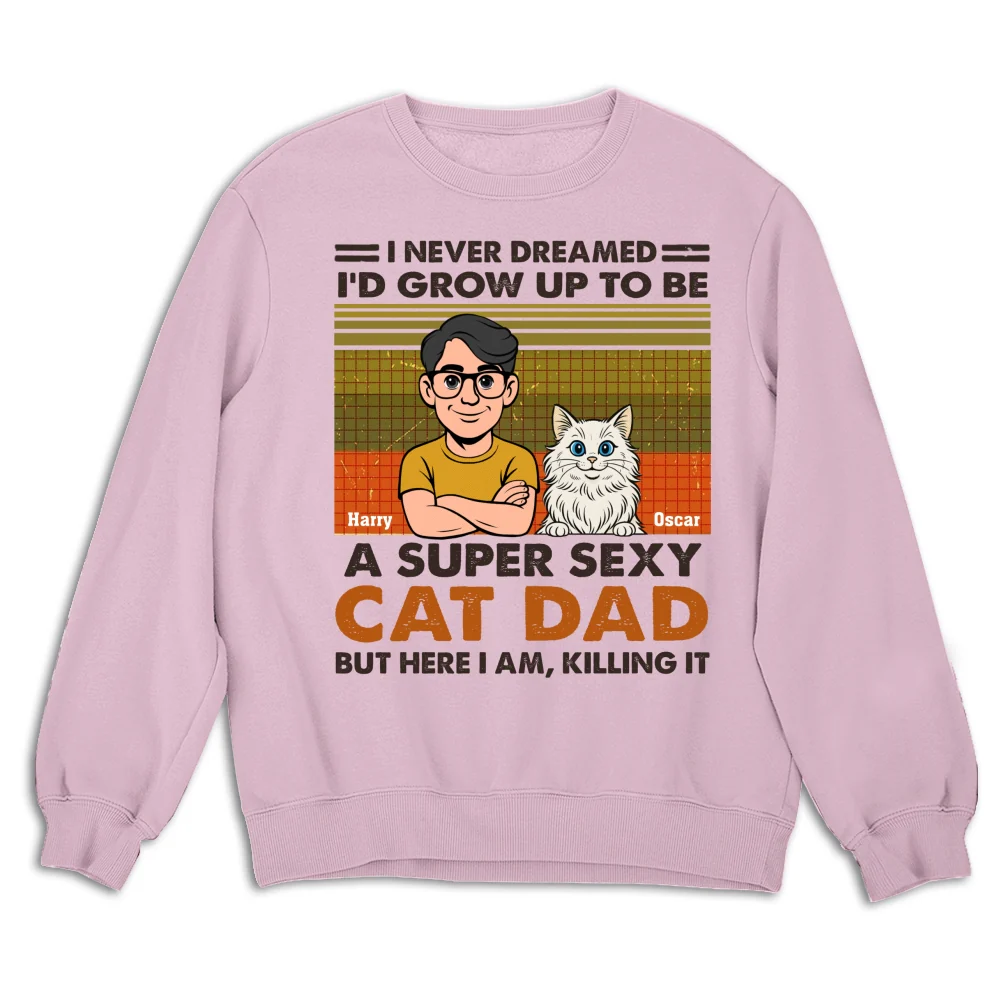 Super Sexy Cat Parent - Personalized Custom Sweatshirt - Image 6