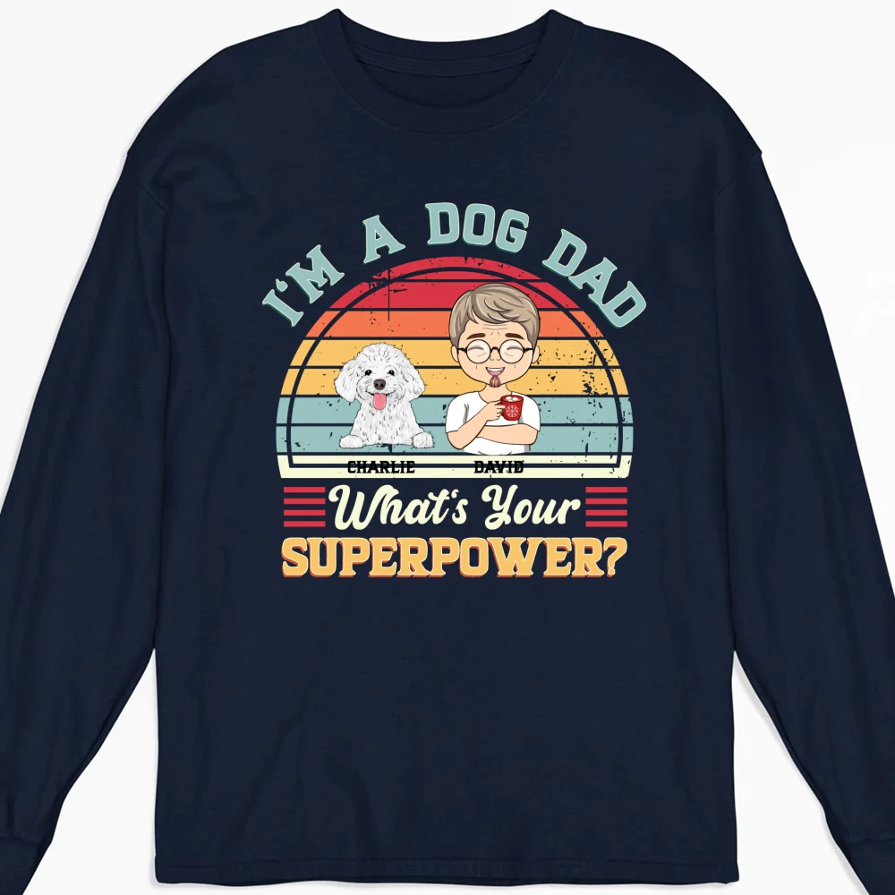 Superpower - Personalized Custom Long Sleeve T-shirt - Image 5
