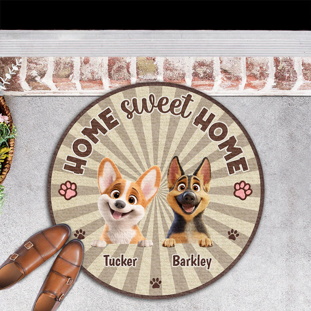 Surrounded By You - Personalized Custom Doormat - Image 2