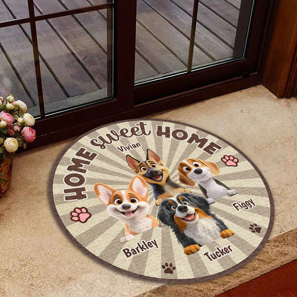 Surrounded By You - Personalized Custom Doormat - Image 5