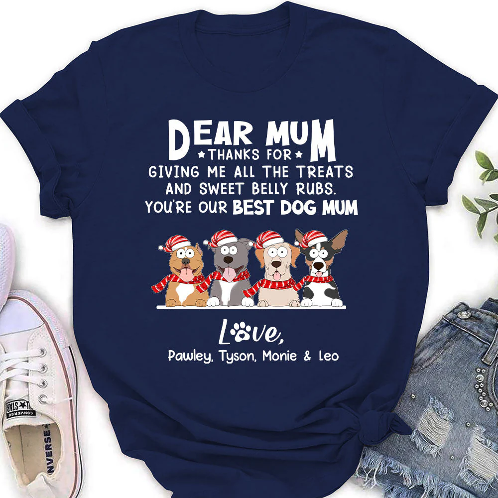 Sweet Belly Rubs - Personalized Custom Women's T-shirt - Image 2