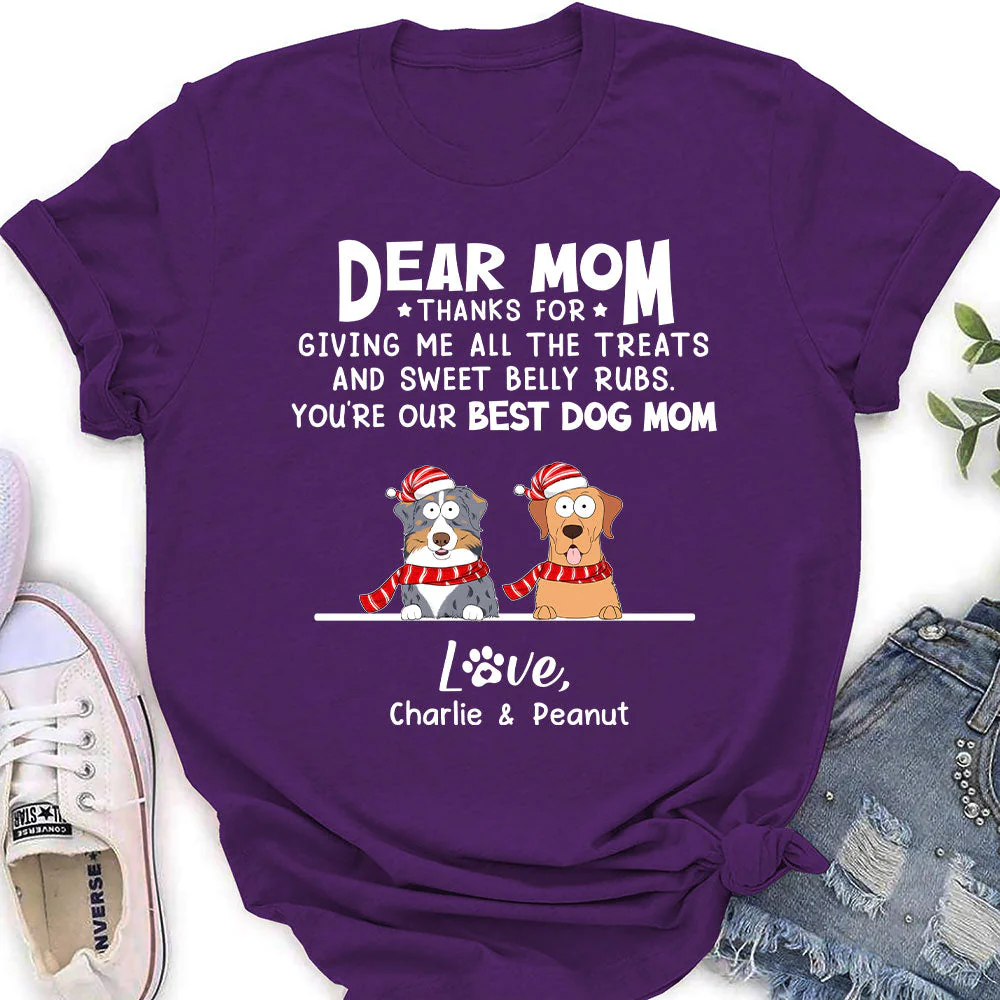 Sweet Belly Rubs - Personalized Custom Women's T-shirt - Image 3
