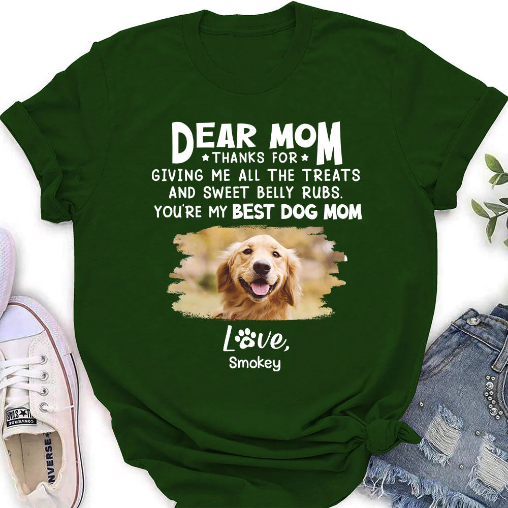 Sweet Belly Rubs - Personalized Custom Women's T-shirt - Image 5