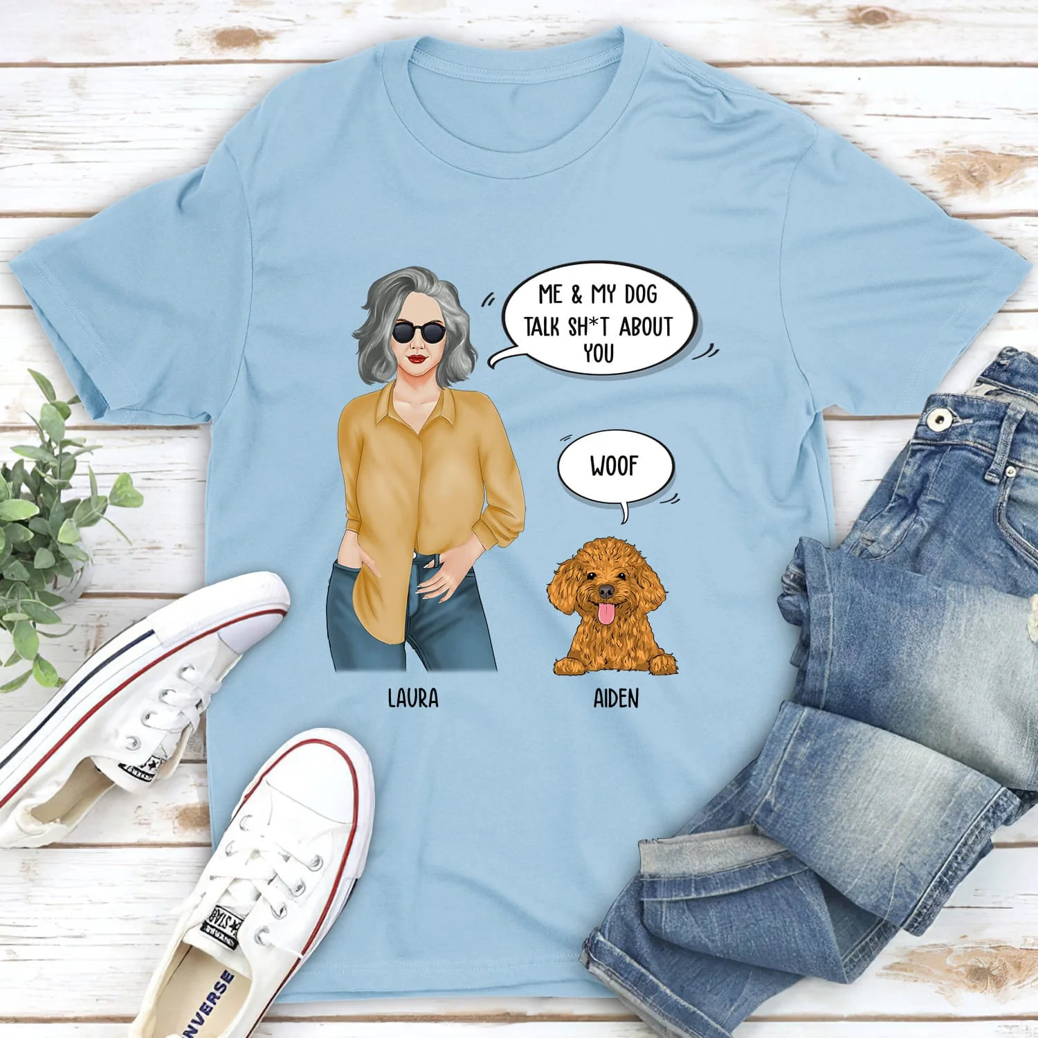 Talk About You - Personalized Custom Unisex T-shirt - Image 3