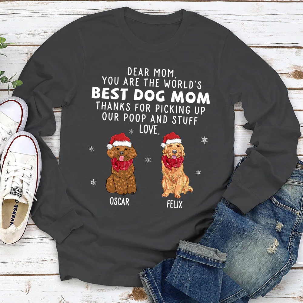 Thank You Dad/Mom - Personalized Custom Long Sleeve T-shirt - Image 2