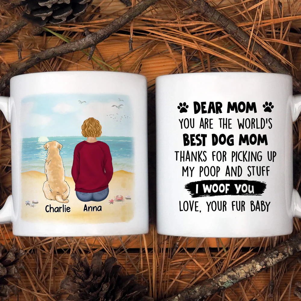 Thank You Dog Dad/Mom - Personalized Custom Coffee Mug - Image 5