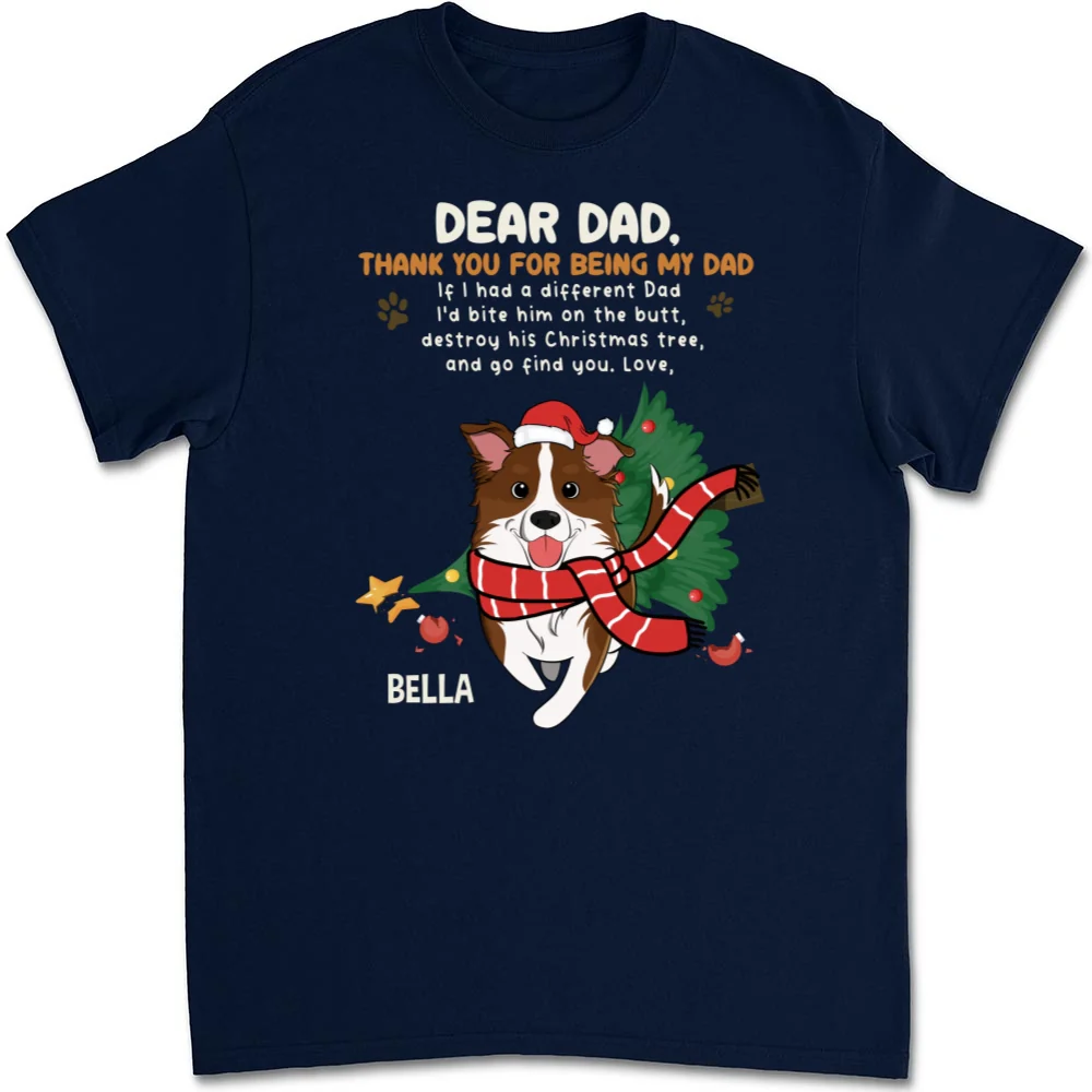 Thank You For Being My Dad Mom - Personalized Custom Unisex T-shirt - Image 7