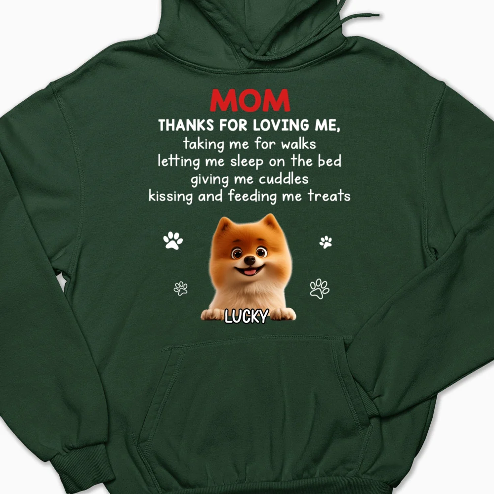 Thank You For Loving Me - Personalized Custom Hoodie - Image 8