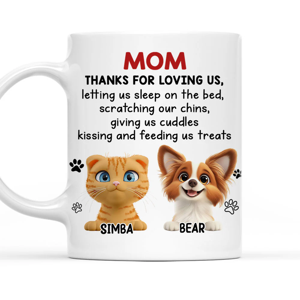 Thank You For Loving Us - Personalized Custom Coffee Mug