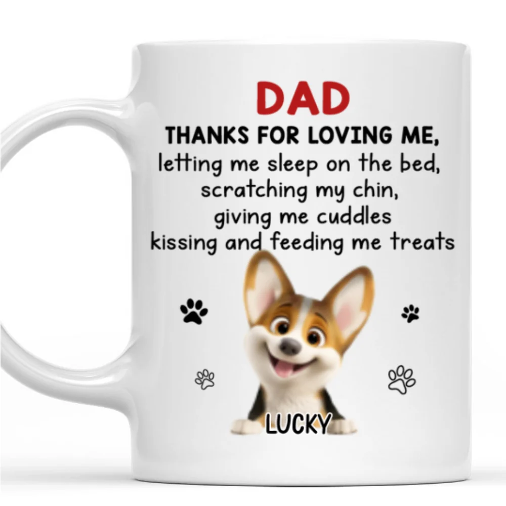 Thank You For Loving Us - Personalized Custom Coffee Mug - Image 7