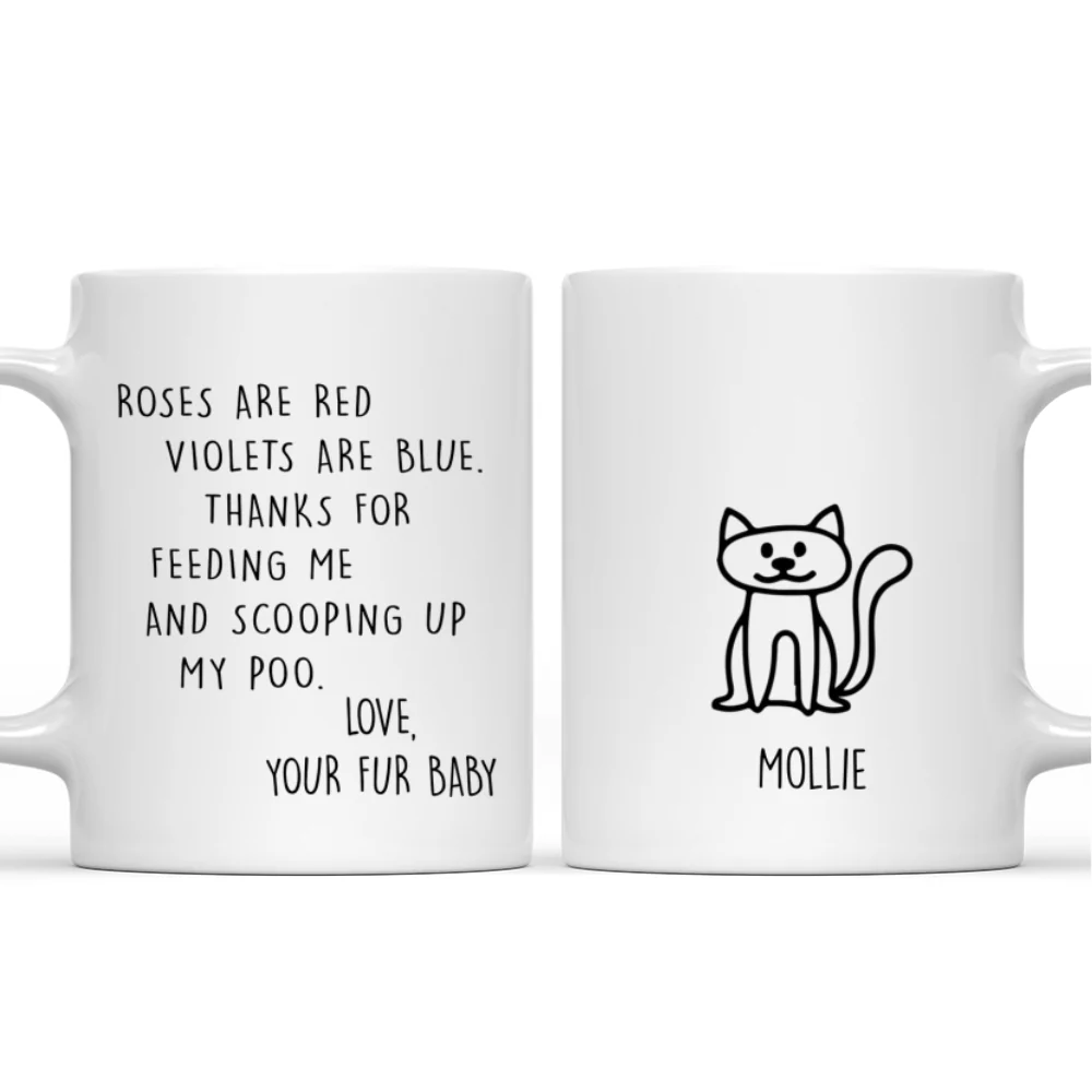 Thank You For Scooping My Poo Ver Pet - Personalized Custom Coffee Mug - Image 6