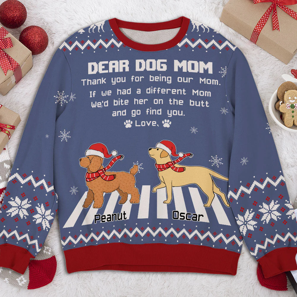 Thank You My Mom/Dad - Personalized Custom All-Over-Print Sweatshirt - Image 2