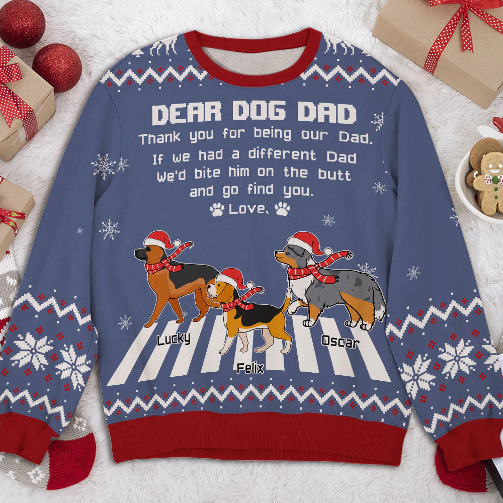 Thank You My Mom/Dad - Personalized Custom All-Over-Print Sweatshirt - Image 3
