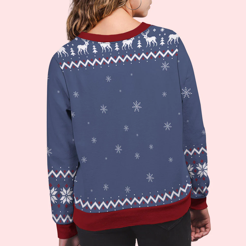 Thank You My Mom/Dad - Personalized Custom All-Over-Print Sweatshirt - Image 4