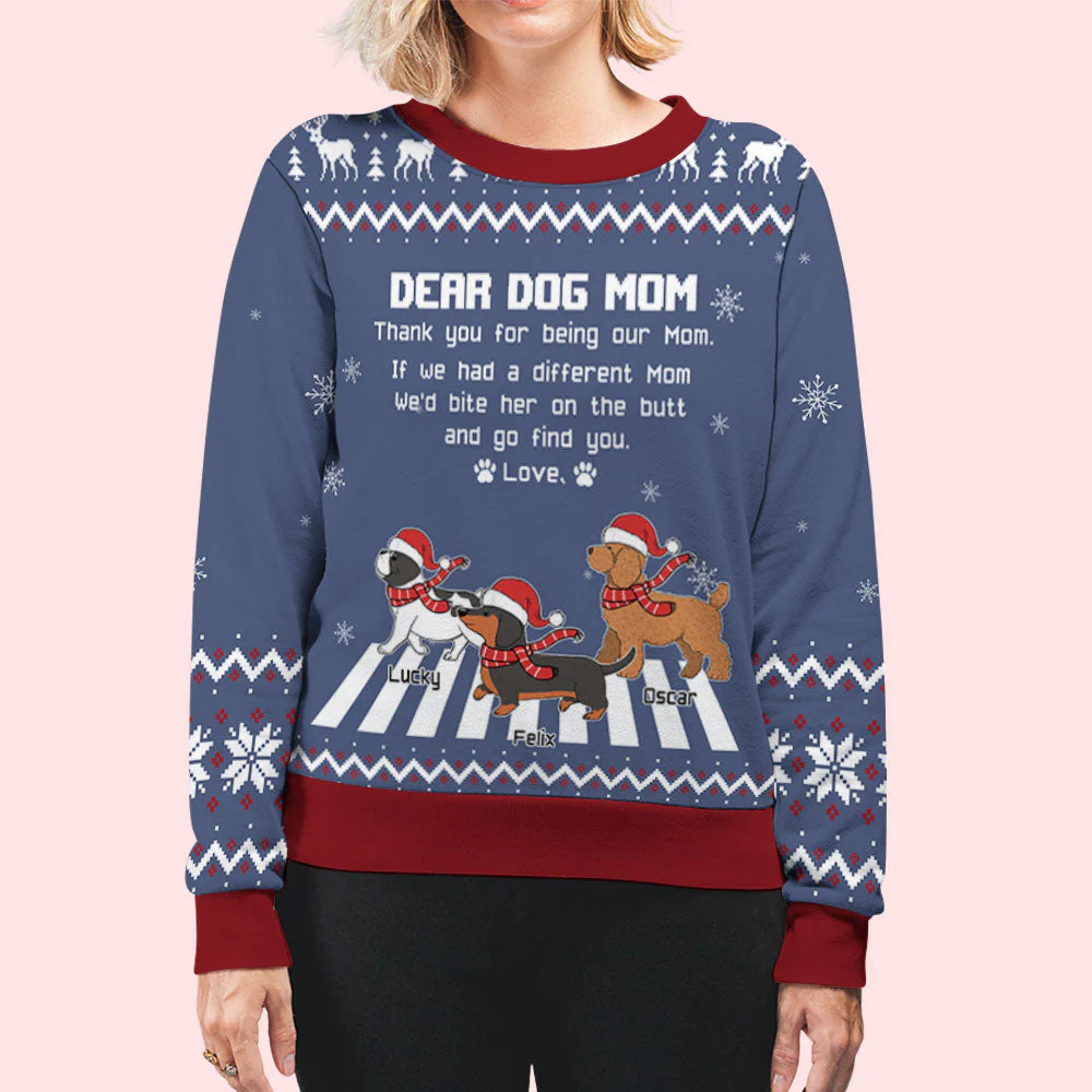 Thank You My Mom/Dad - Personalized Custom All-Over-Print Sweatshirt - Image 5