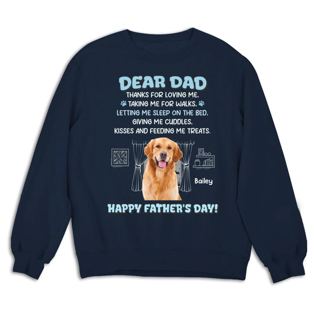 Thankful Little Dog Photo - Personalized Custom Shirt - Image 14