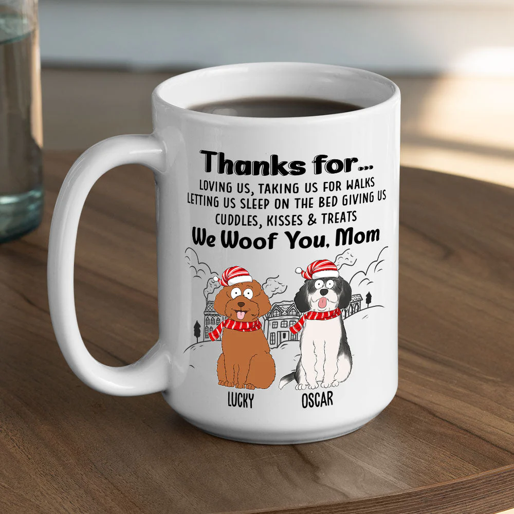 Thankful To Dad - Personalized Custom Coffee Mug - Image 6