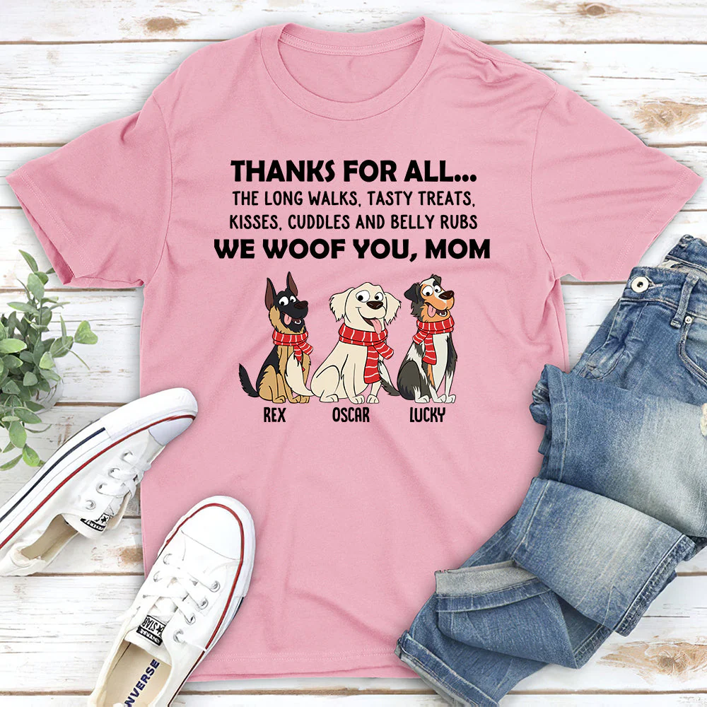 Thanks For All... - Personalized Custom Premium T-shirt - Image 2