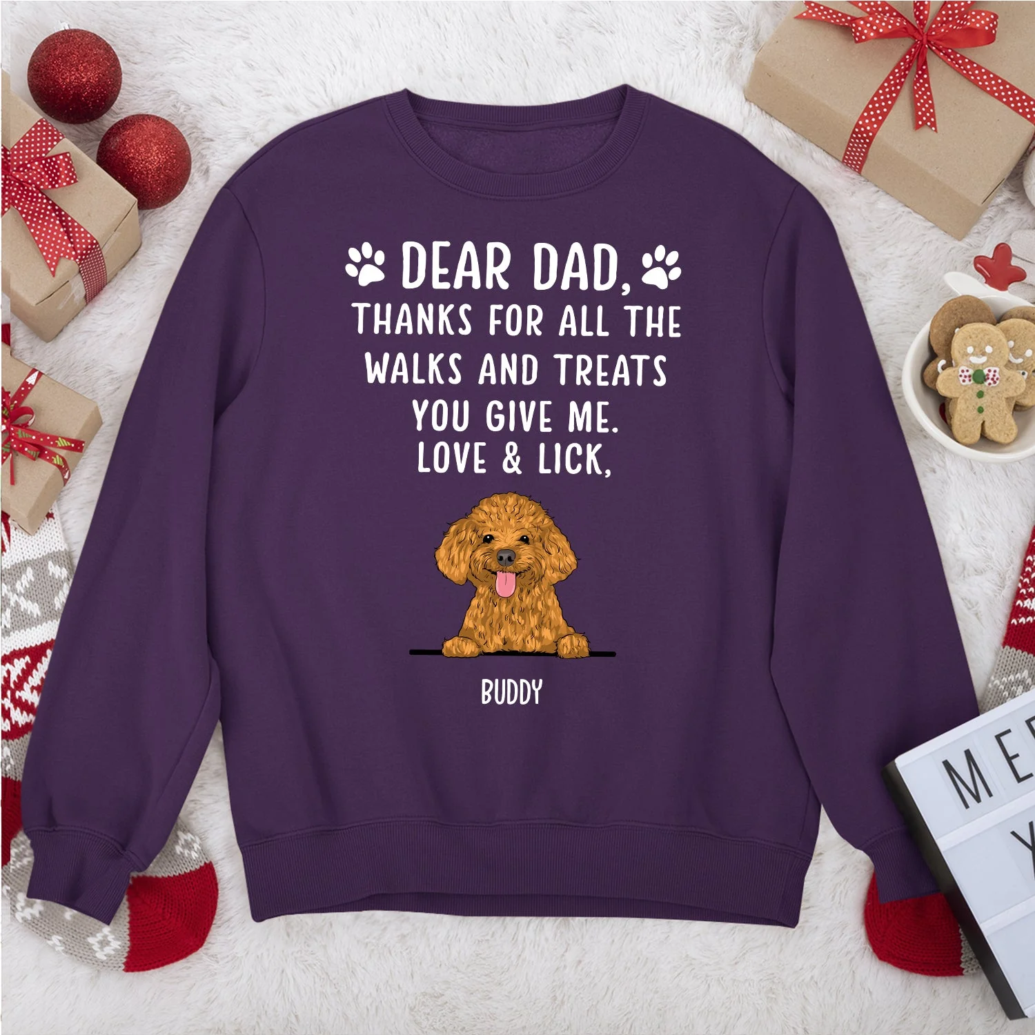 Thanks For All The Treats - Personalized Custom Sweatshirt - Image 5