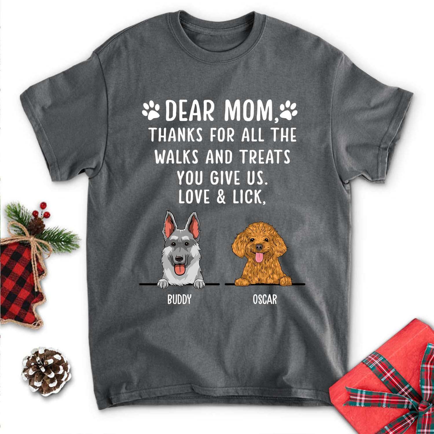 Thanks For All The Treats - Personalized Custom Unisex T-shirt - Image 3