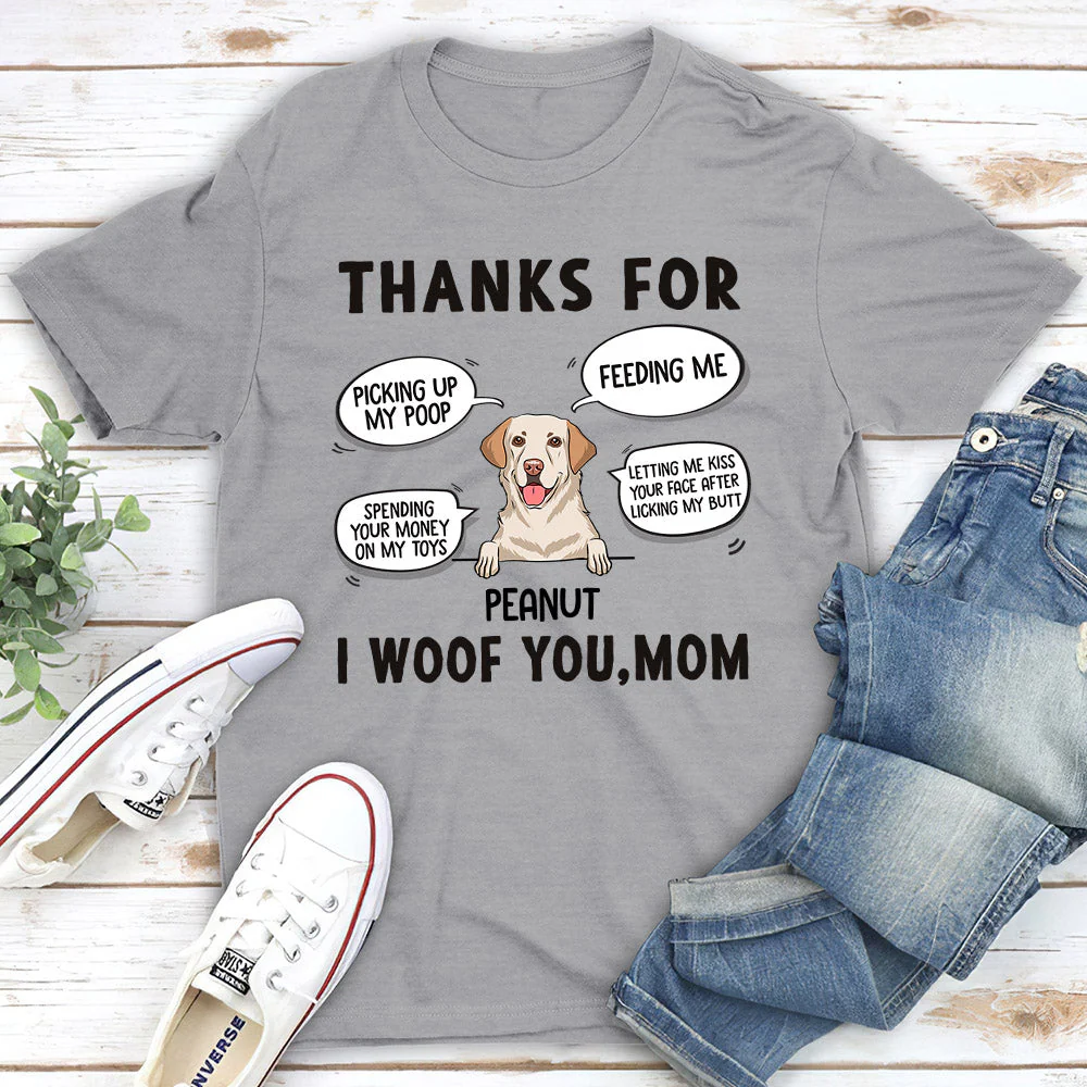 Thanks For Everything - Personalized Custom Unisex T-shirt