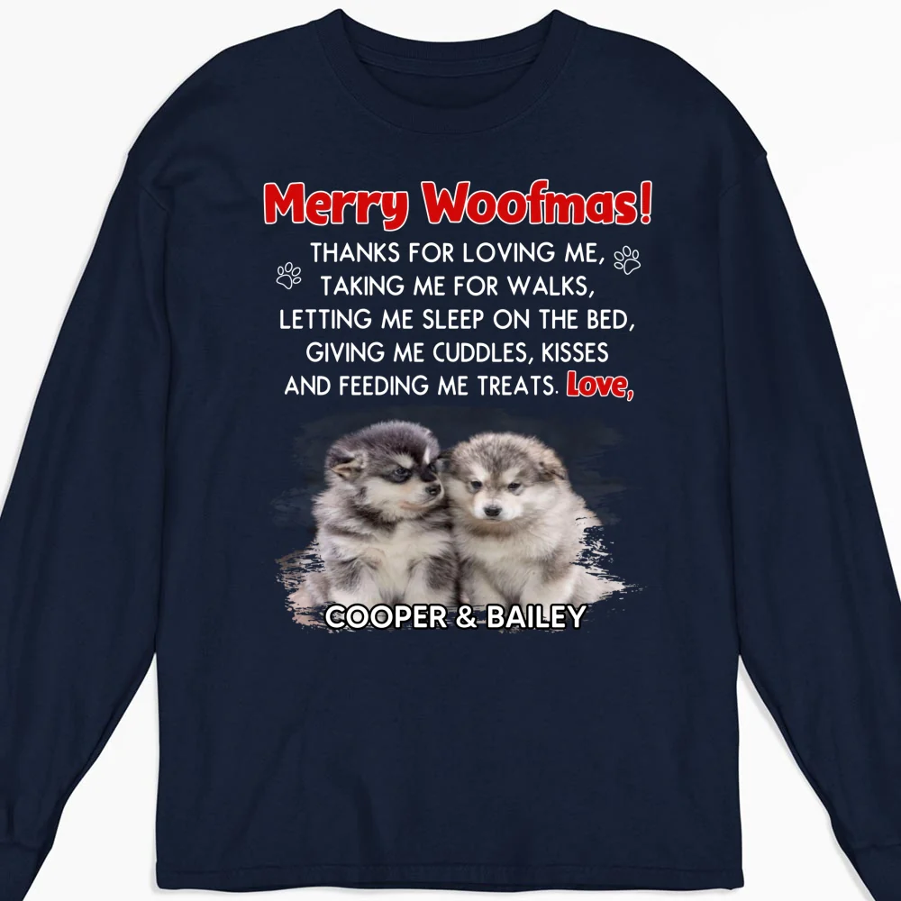 Thanks For Everything Photo - Personalized Custom Long Sleeve - Image 4