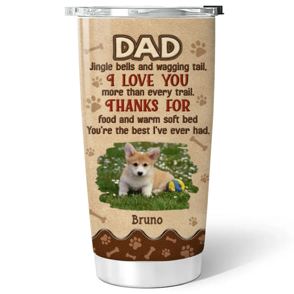 Thanks For Food And Warm Soft Bed Photo - Personalized Custom Tumbler - Image 5