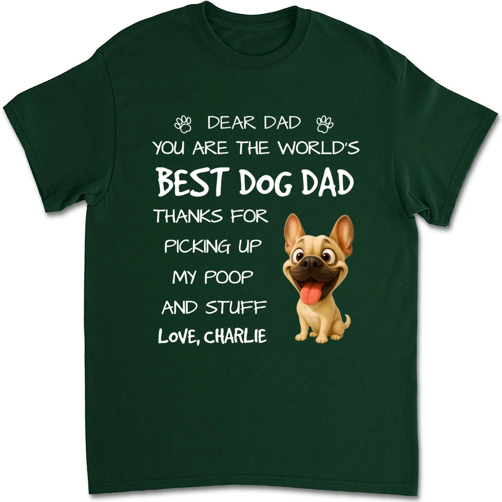 Thanks For Picking My Poop Dad Ver - Personalized Custom Shirt - Image 8