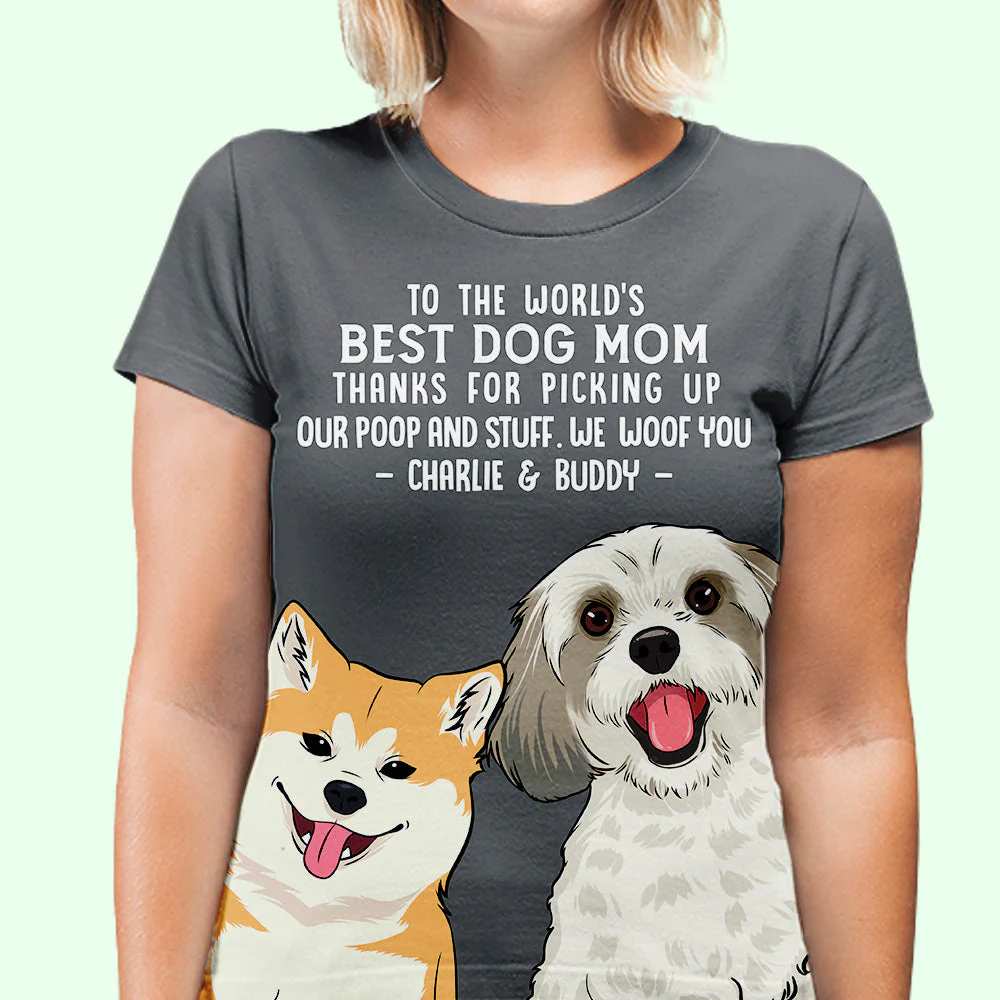 Thanks For Picking Up - Personalized Custom All-over-print T-shirt - Image 2