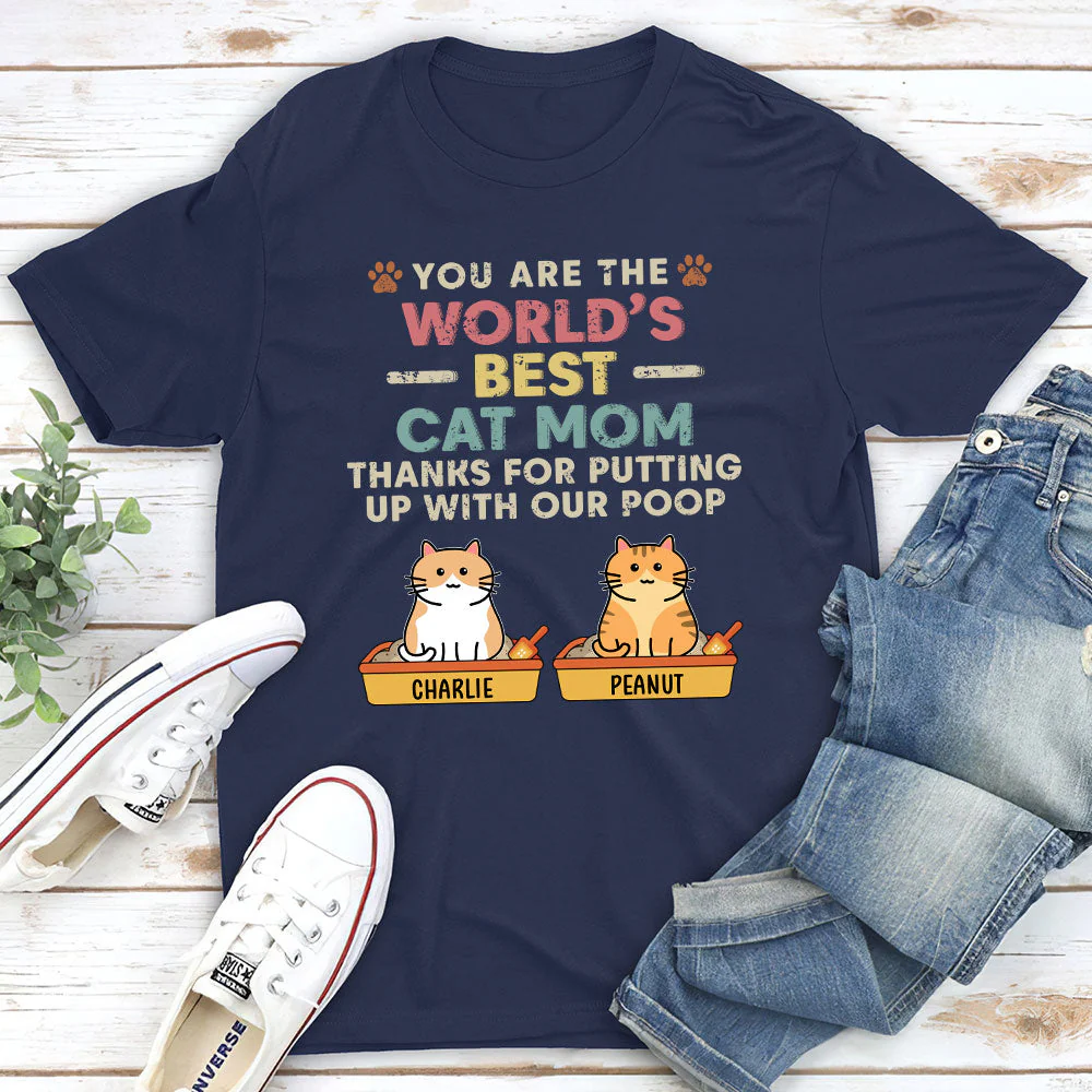 Thanks For Putting Up - Personalized Custom Unisex T-shirt - Image 2
