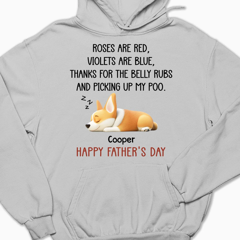 Thanks For The Belly Rubs - Personalized Custom Hoodie - Image 6
