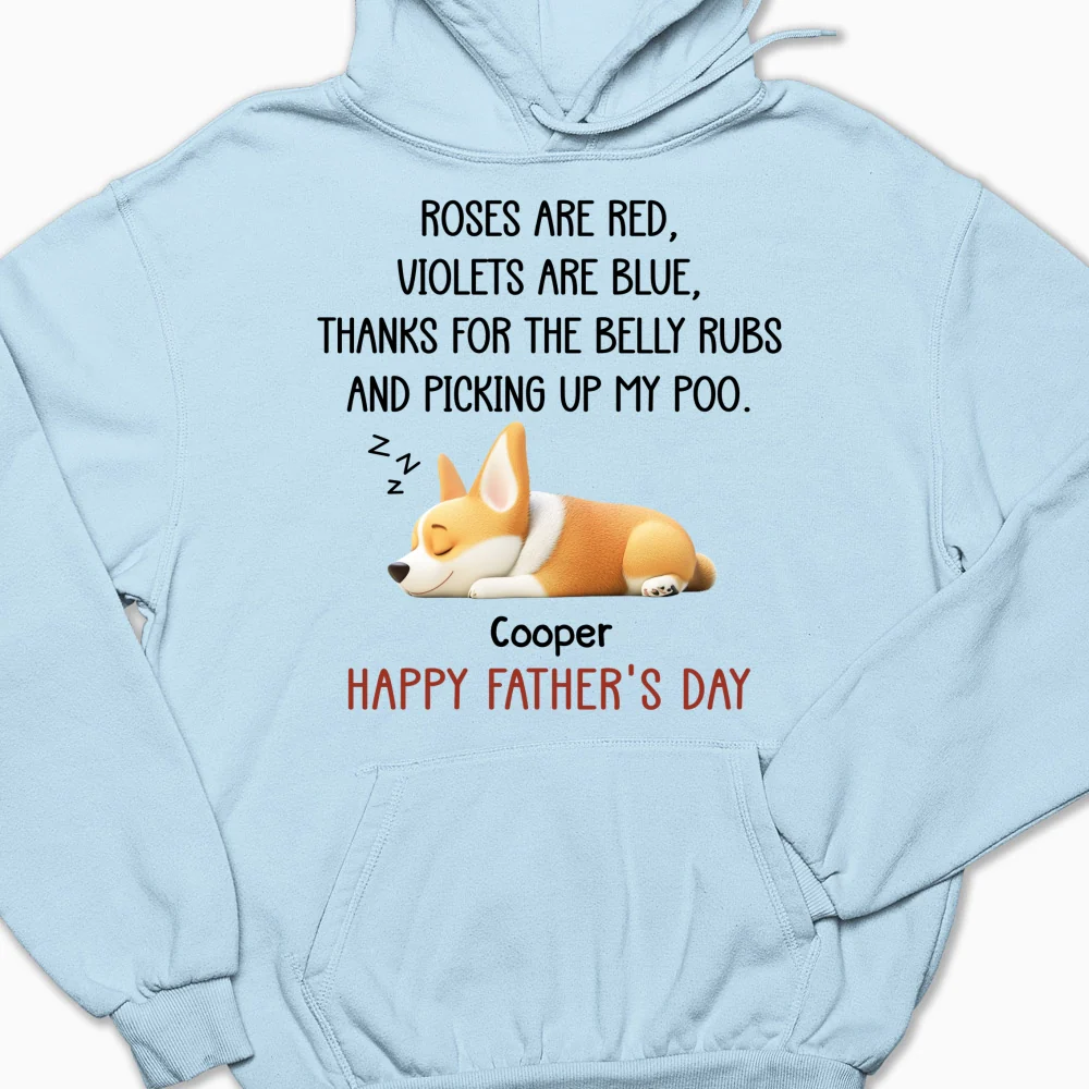 Thanks For The Belly Rubs - Personalized Custom Hoodie - Image 7