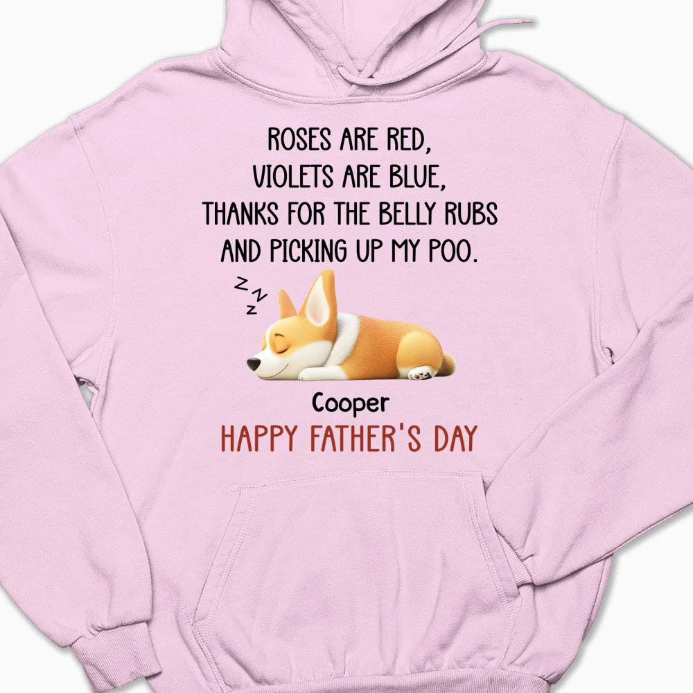 Thanks For The Belly Rubs - Personalized Custom Hoodie - Image 8