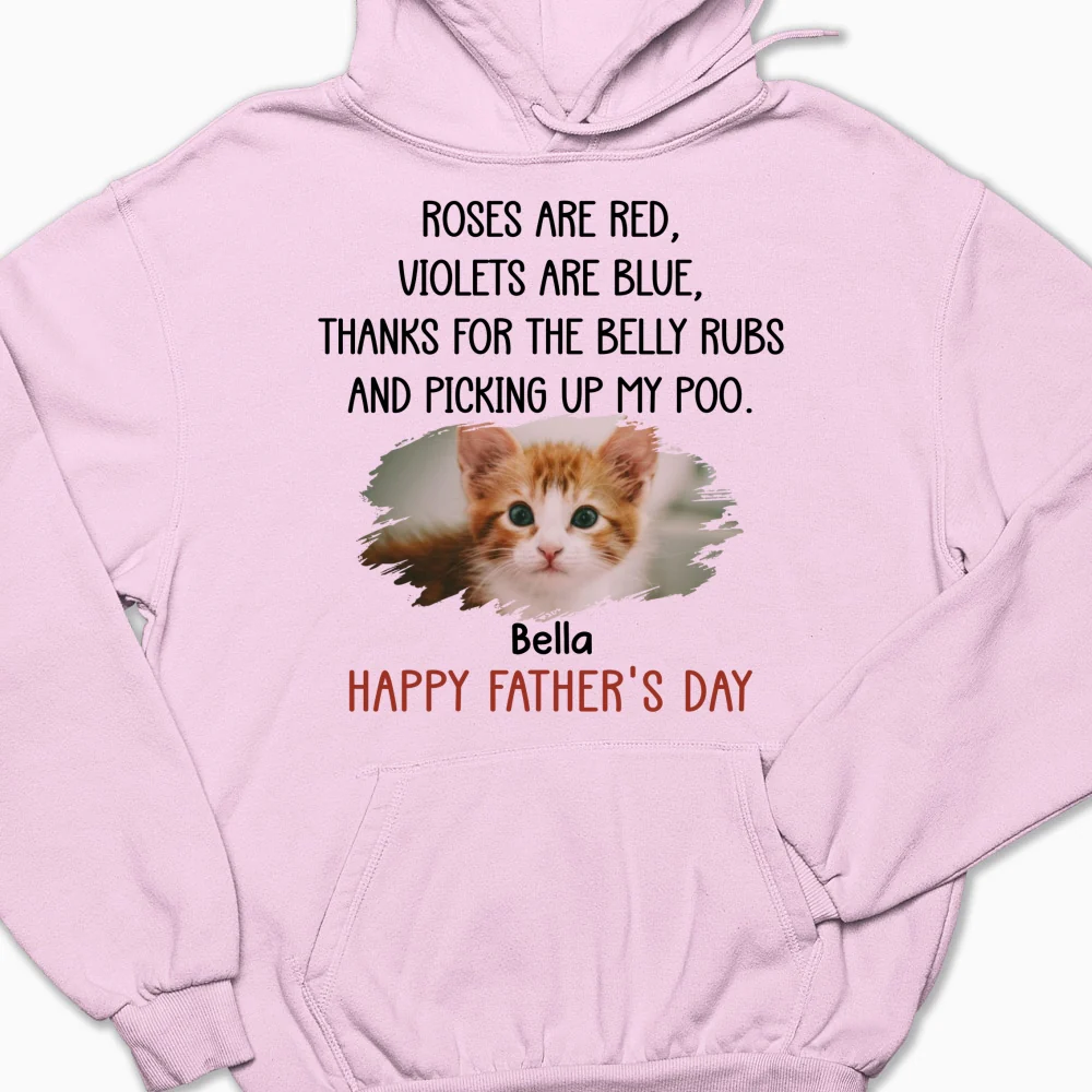 Thanks For The Belly Rubs Ver Cat Photo - Personalized Custom Hoodie - Image 9