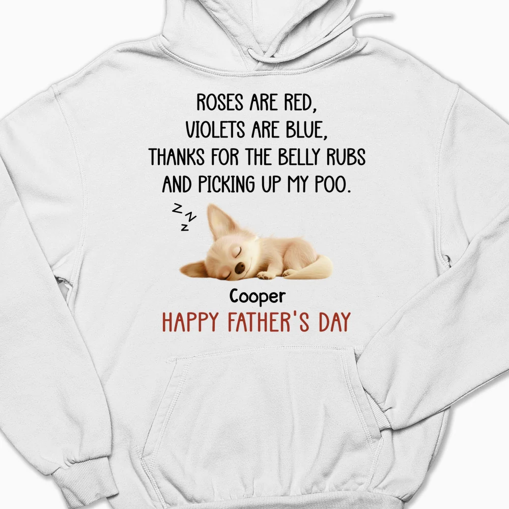 Thanks For The Belly Rubs Ver Pet - Personalized Custom Hoodie - Image 5