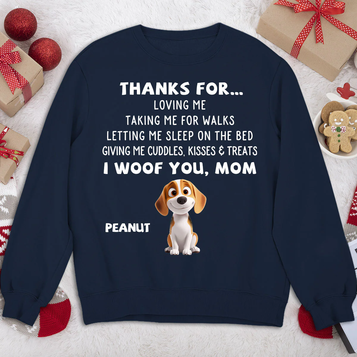 Thanks For Things You Do Cartoon - Personalized Custom Sweatshirt - Image 2