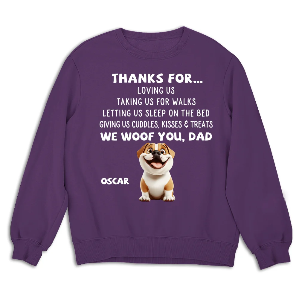Thanks For Things You Do Cartoon - Personalized Custom Sweatshirt - Image 8