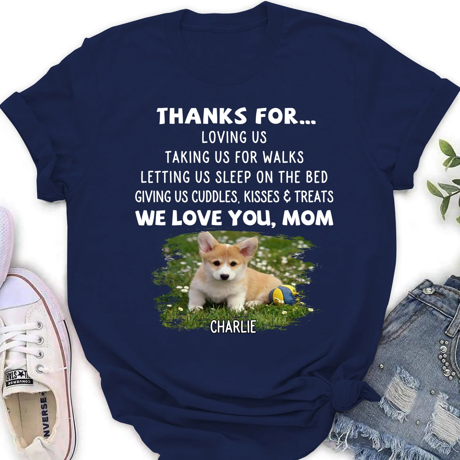 Thanks For Things You Do Pet Photo - Personalized Custom Women's T-shirt - Image 4